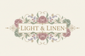 Light & Linen Horizontal Vintage Logo