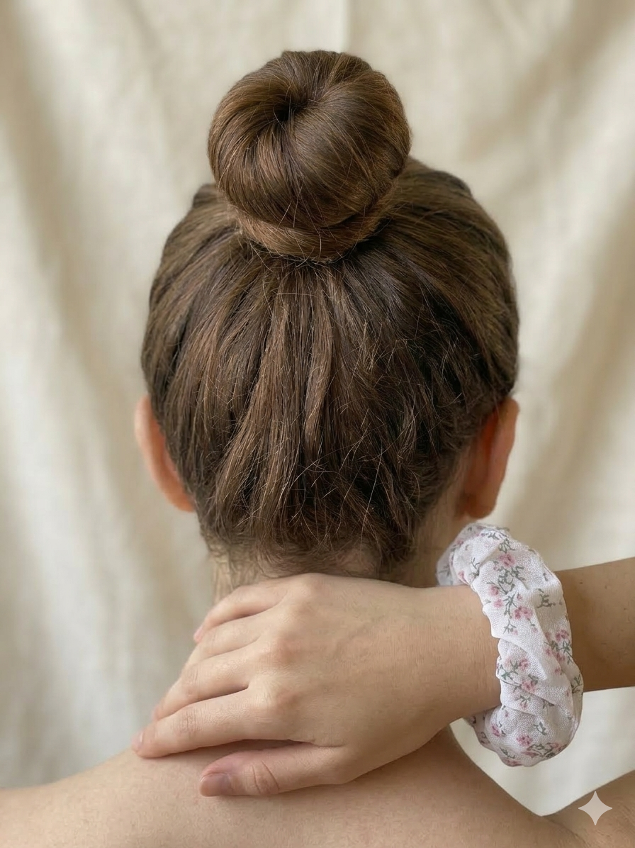 Spring Blossom Scrunchie